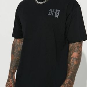 Men's Knicks Back Up Short Sleeve Tee Black Size Large